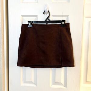 Revolve Song of Style suade  Brown Women's Skirt mini skirt